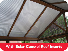 With Solar Control Roof Inserts